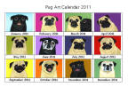Click here for a close up of Pug Art 2011