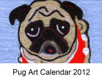 Pug Art Calendar 2012