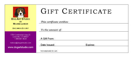 Gift Certificate