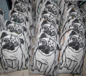 Pug Stamp Dolls