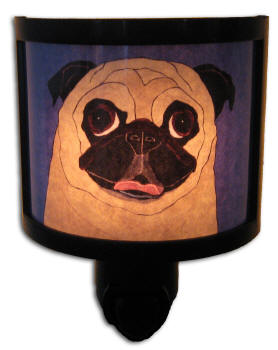 Night Light On - Pug Design A64