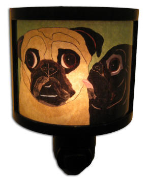 Night Light On - Pug Design A69