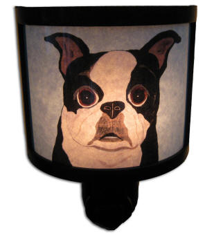 Night Light on - Boston Terrier