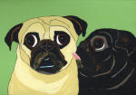 Click here to see all 70+ Pug paintings available!