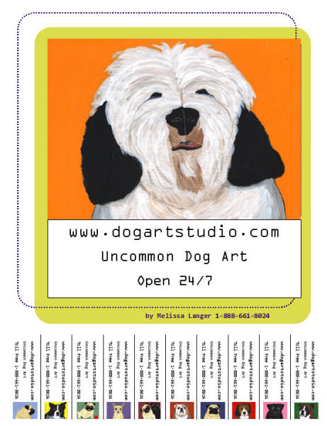 Dog Art Studio Flyer