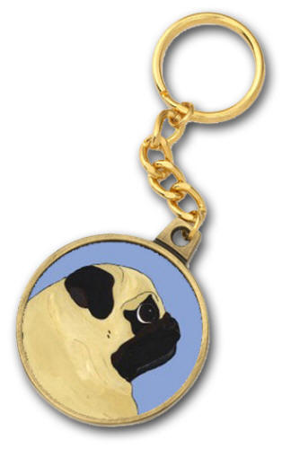 Key Chain - Pug Design A40