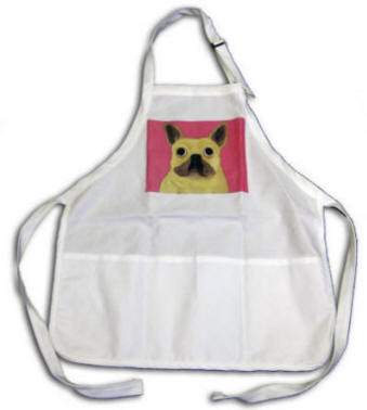 Apron with French Bulldog Design