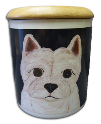 Canister - Westie Design