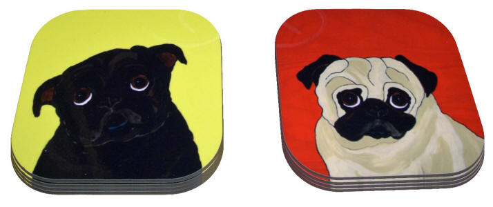 2 Coaster Sets -  (Designs A55 and A56)