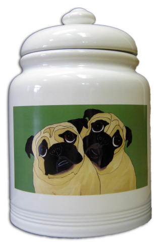 Cookie Jar - Pug Design A67
