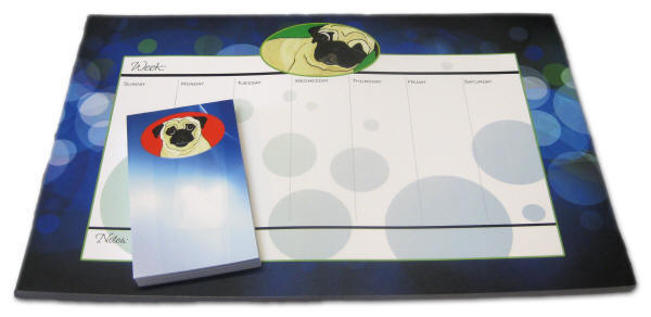 Desk Set - Pug Designs A76 & A77