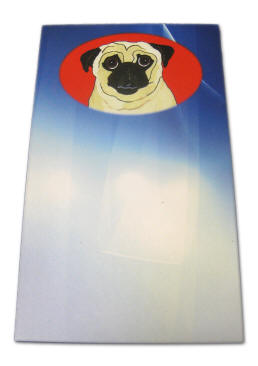 Note Pad - Pug Design A76