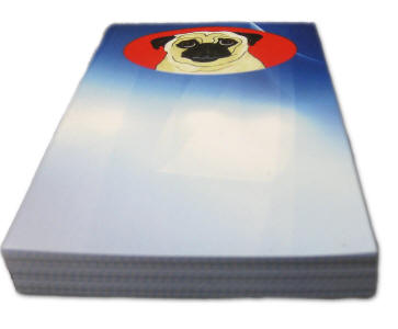 Note Pad - Pug Design A76