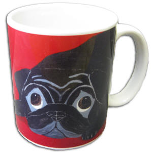 Mug Side - Pug Design A29