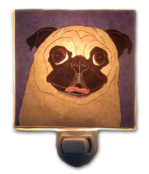 Night Light On - Pug Design A64