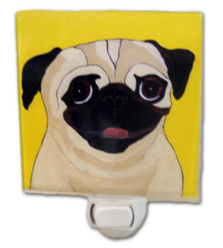 Night Light off- Pug Design A51