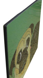Laminated 1/4" board with easel.