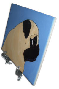 Ceramic Tile - Pug Design A40